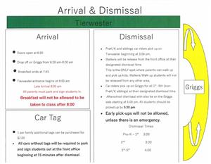 Arrival and Dismissal